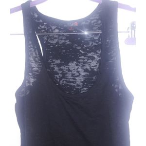 G by Guess, See thru, racerback top.